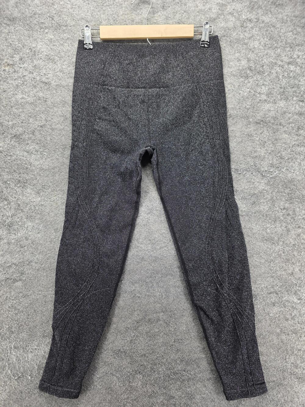 Fabletics Leggings Womens S Gray Ankle Jersey Skinny Stretch Yoga 25 Inseam